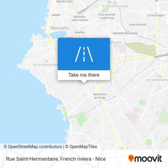Rue Saint-Hermentaire map