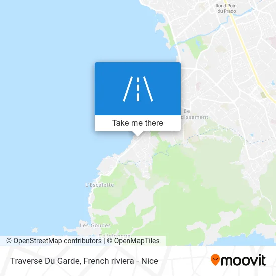 Traverse Du Garde map