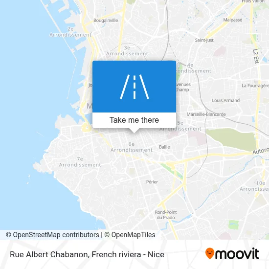 Rue Albert Chabanon map