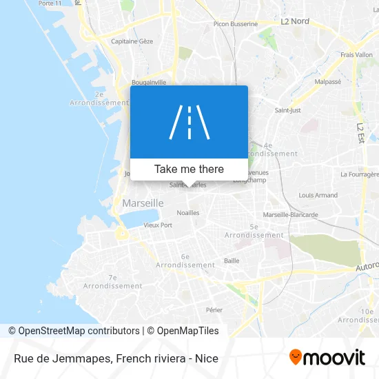 Mapa Rue De Jemmapes