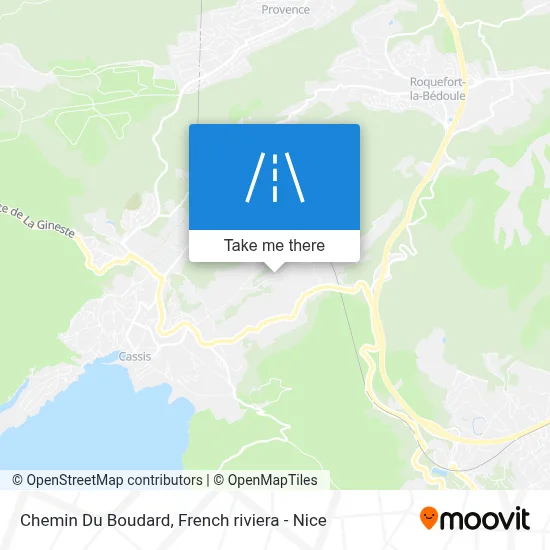 Chemin Du Boudard map