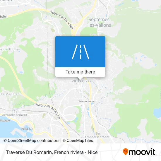 Traverse Du Romarin map