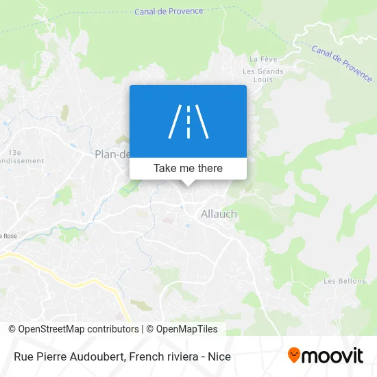 Rue Pierre Audoubert map