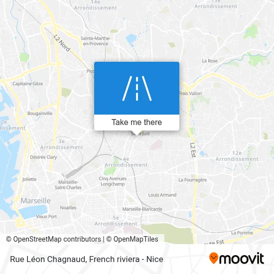 Mapa Rue Léon Chagnaud