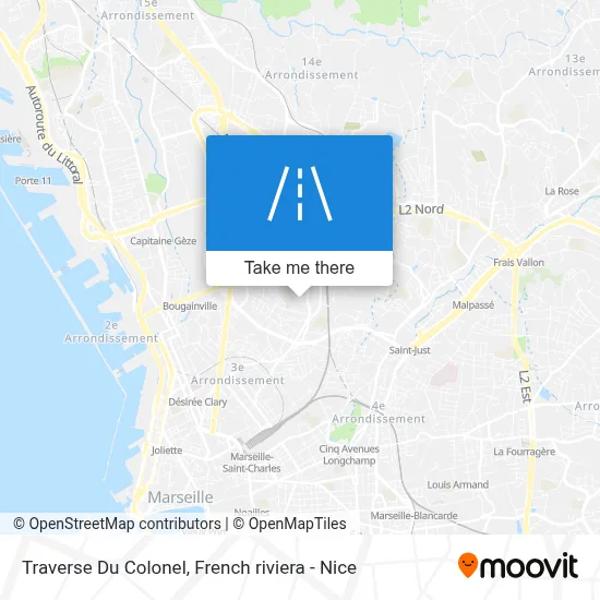 Traverse Du Colonel map