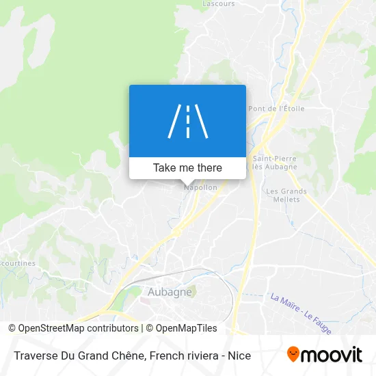 Traverse Du Grand Chêne map