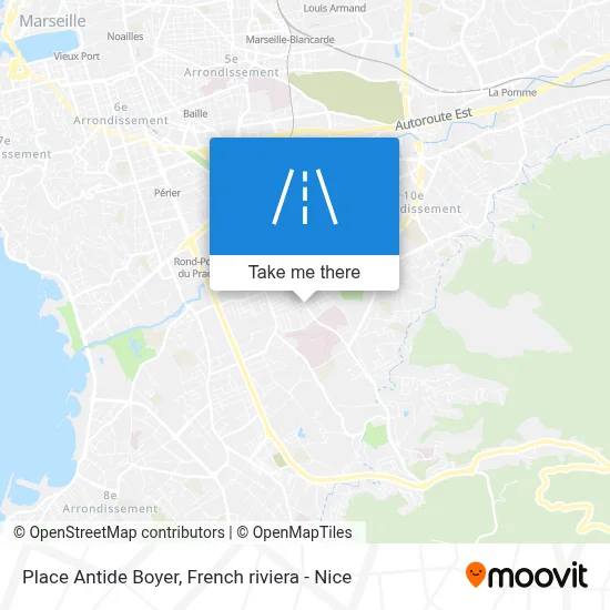 Place Antide Boyer map