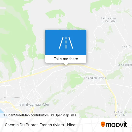 Chemin Du Priorat map