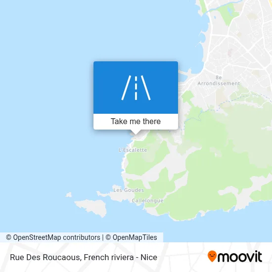 Rue Des Roucaous map