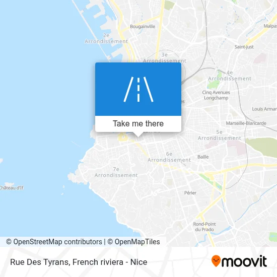 Rue Des Tyrans map