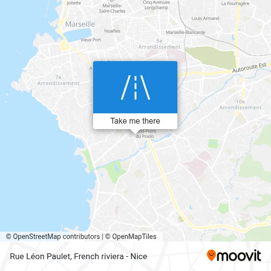 Rue Léon Paulet map