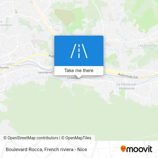 Boulevard Rocca map