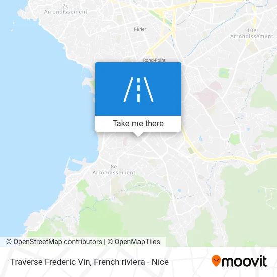 Traverse Frederic Vin map