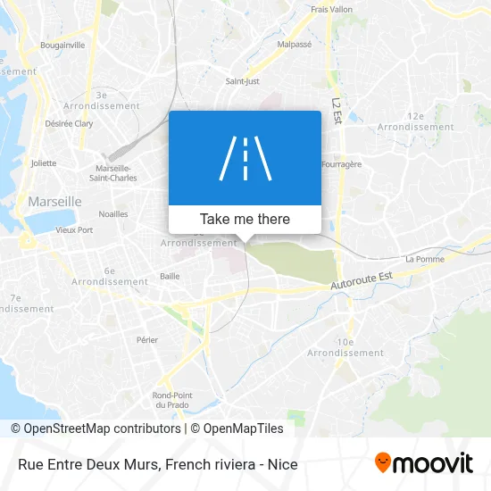 Rue Entre Deux Murs map