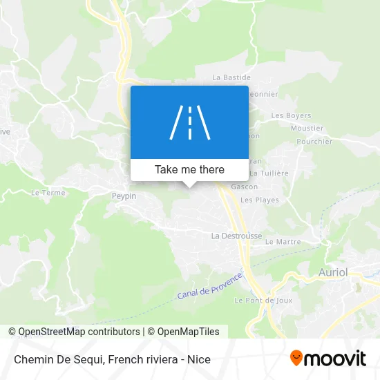Chemin De Sequi map