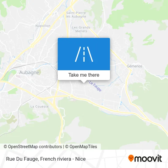 Rue Du Fauge map