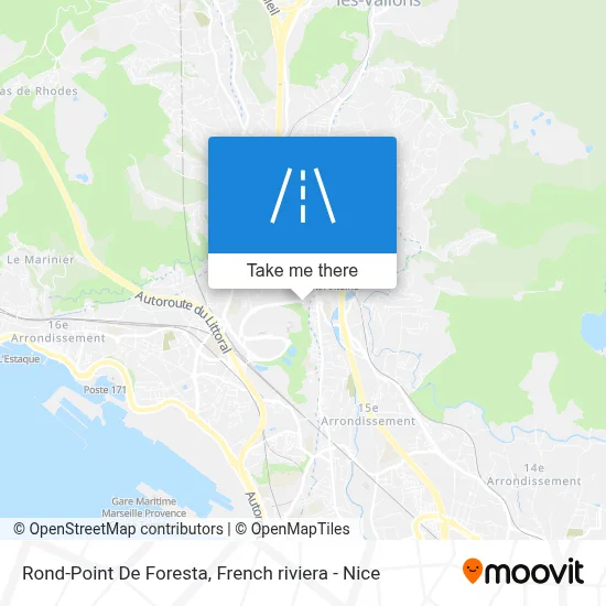 Rond-Point De Foresta map