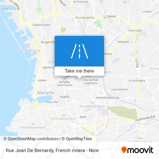 Mapa Rue Jean De Bernardy