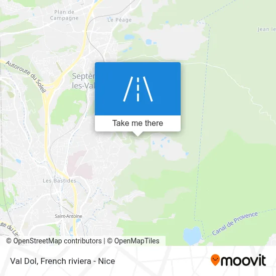 Val Dol map
