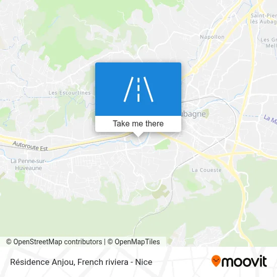 Résidence Anjou map