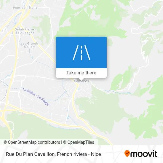 Rue Du Plan Cavaillon map
