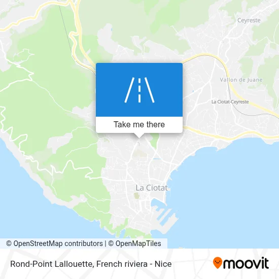 Rond-Point Lallouette map