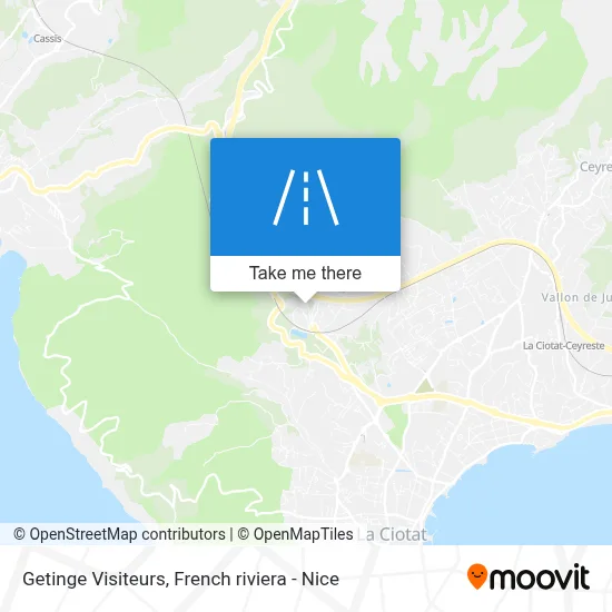 Getinge Visiteurs map