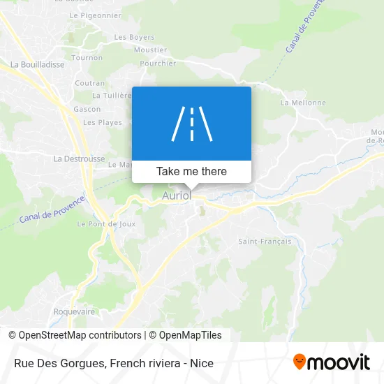 Rue Des Gorgues map