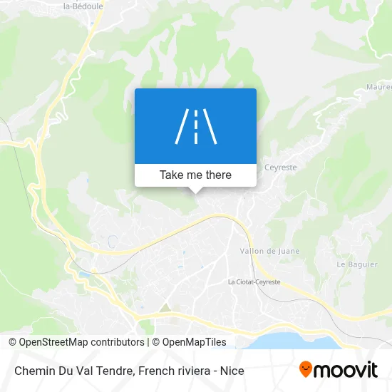 Chemin Du Val Tendre map