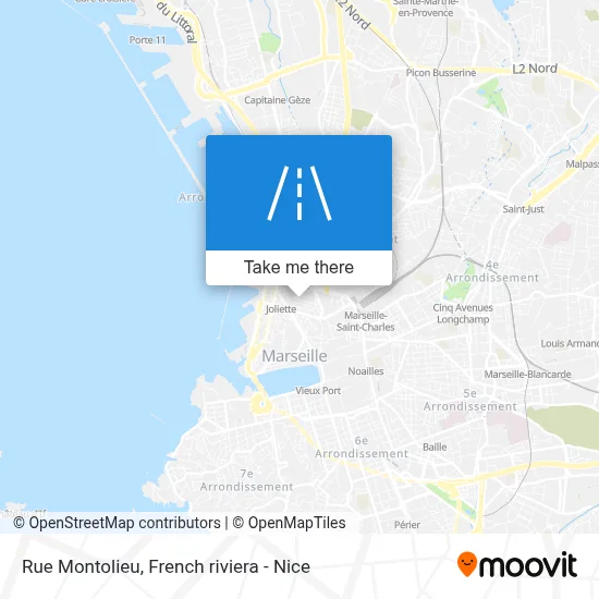 Mapa Rue Montolieu