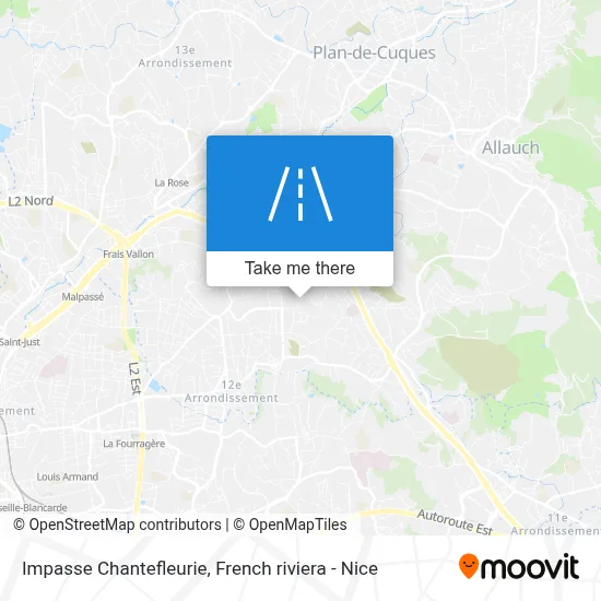 Impasse Chantefleurie map