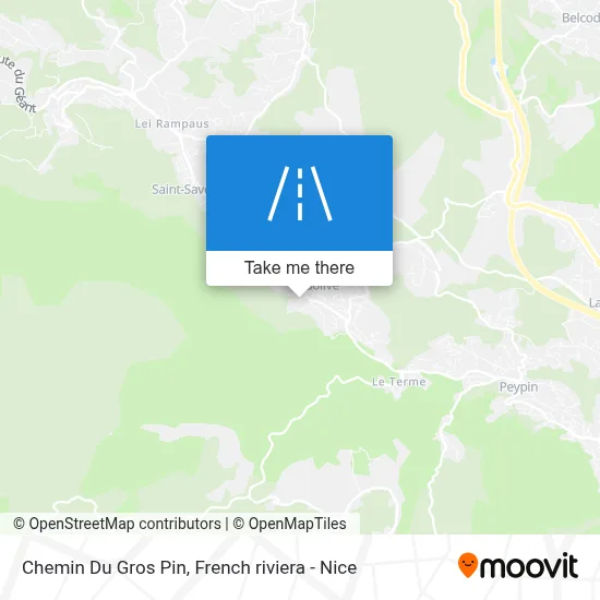 Chemin Du Gros Pin map