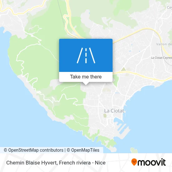 Chemin Blaise Hyvert map