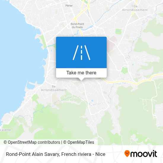 Rond-Point Alain Savary map