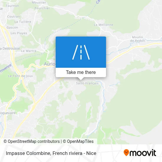 Impasse Colombine map