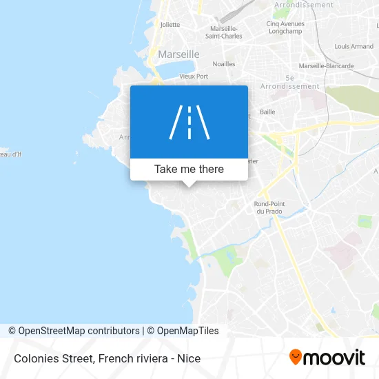 Mapa Rue Des Colonies