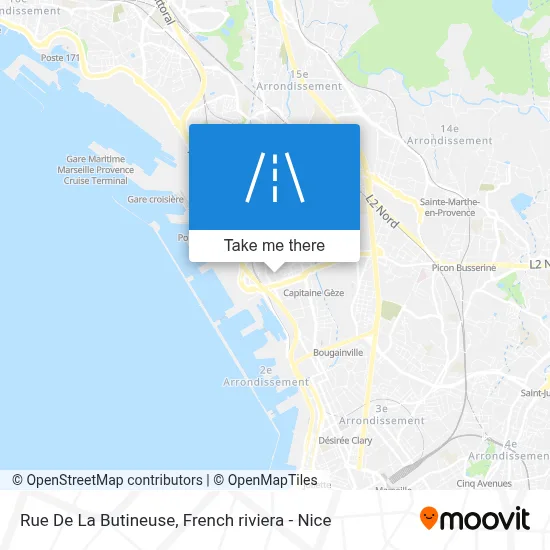 Rue De La Butineuse map