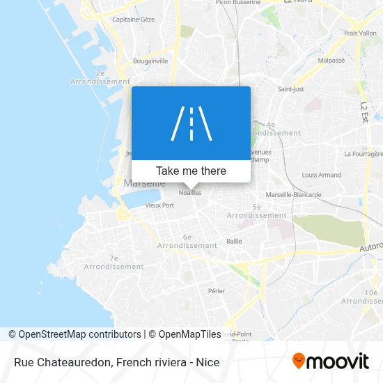 Mapa Rue Chateauredon