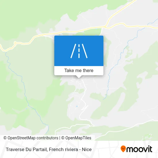 Traverse Du Partail map