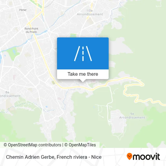 Chemin Adrien Gerbe map