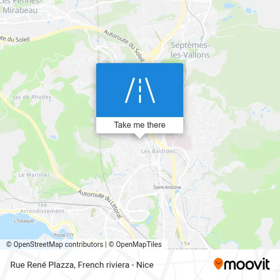 Rue René Plazza map