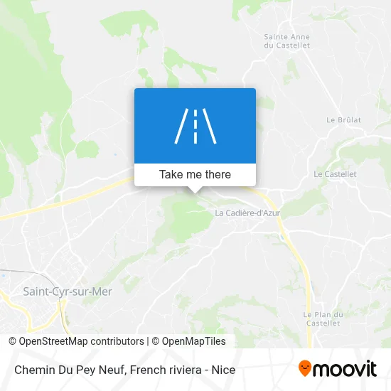 Chemin Du Pey Neuf map