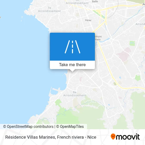 Résidence Villas Marines map