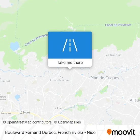 Boulevard Fernand Durbec map