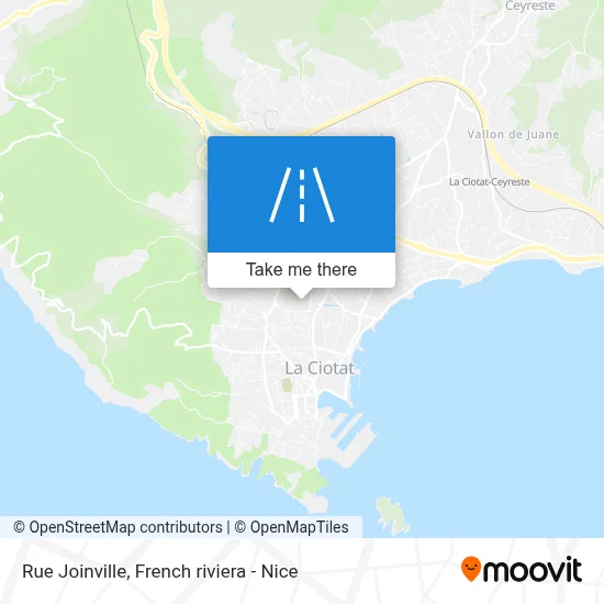 Mapa Rue Joinville
