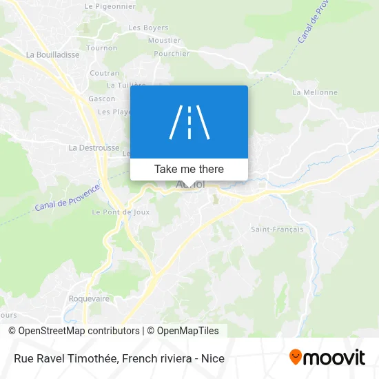Rue Ravel Timothée map