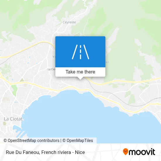 Mapa Rue Du Faneou