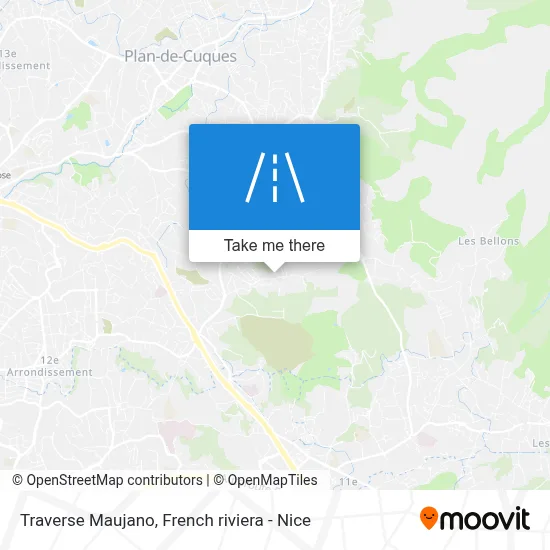 Traverse Maujano map