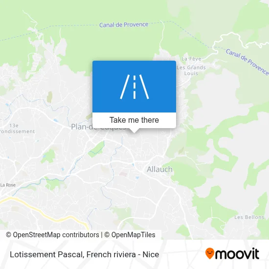 Lotissement Pascal map