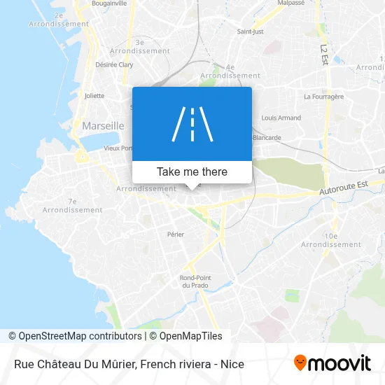 Mapa Rue Château Du Mûrier